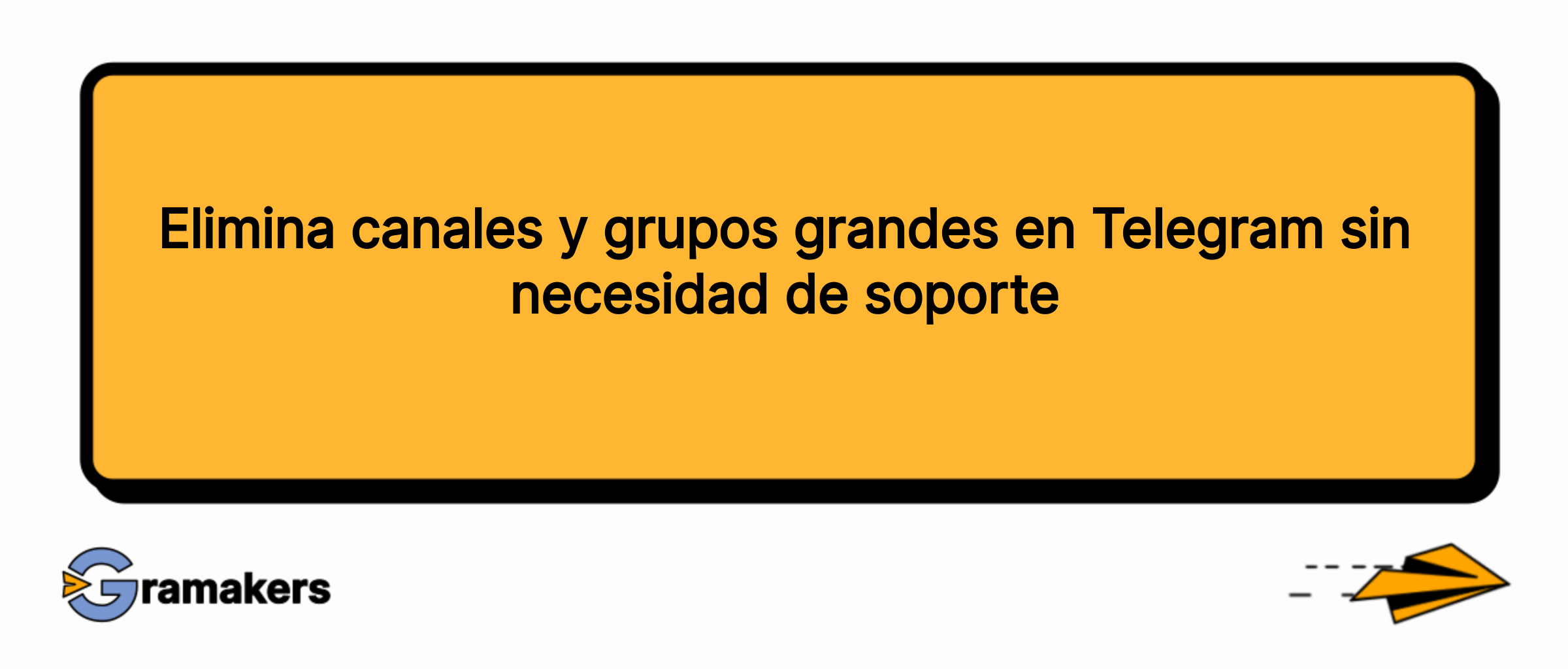 Elimina canales y grupos grandes en Telegram sin necesidad de soporte