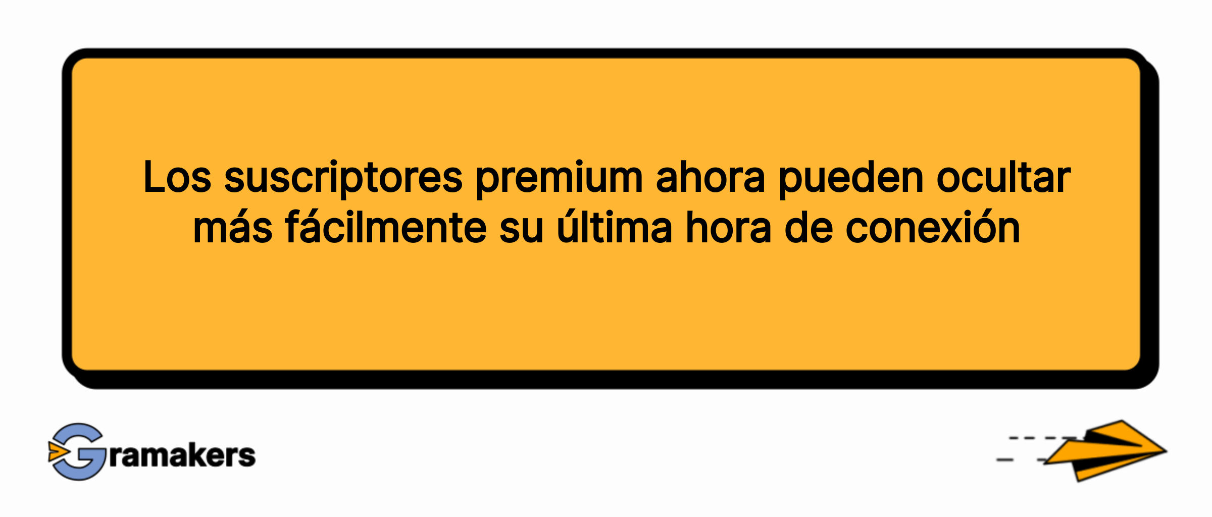 Los suscriptores premium ahora pueden ocultar más fácilmente su última hora de conexión