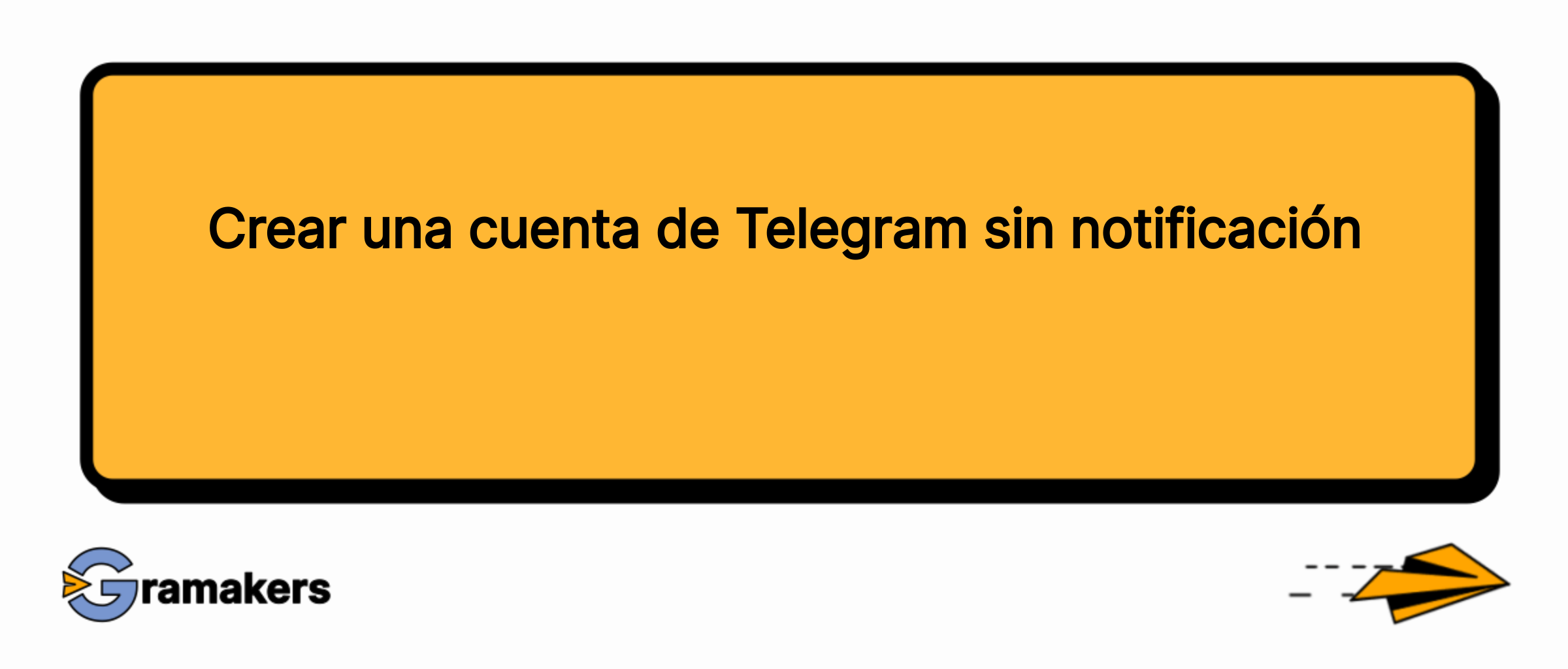 Crear una cuenta de Telegram sin notificación