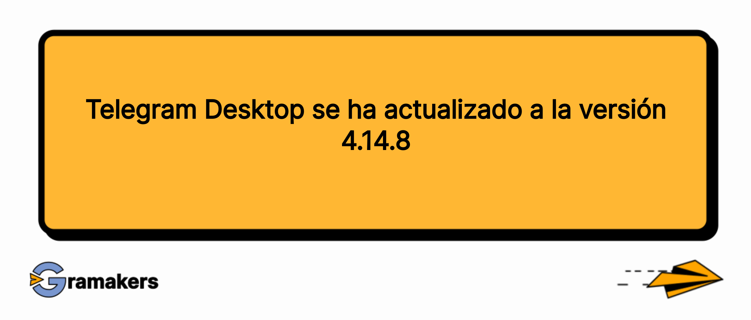 Telegram Desktop se ha actualizado a la versión 4.14.8