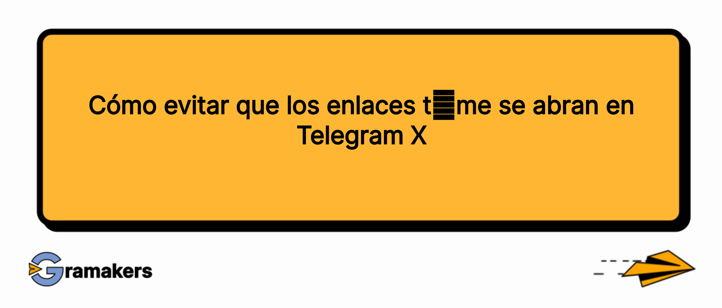 Cómo evitar que los enlaces t․me se abran en Telegram X